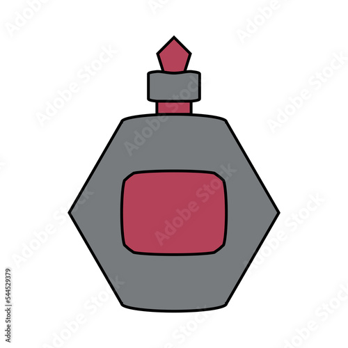 Perfume icon on white.