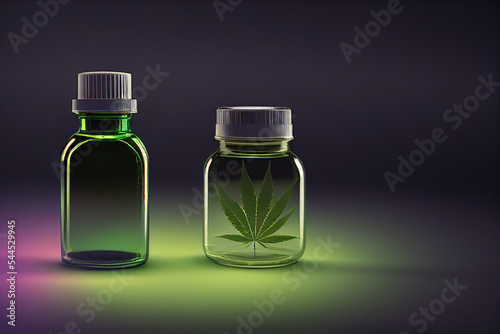 Medical marijuana cannabis CBD oil. CBD oil hemp products. Macro of CBD oil, cannabis live resin extraction on isolated background. Medical marijuana concept