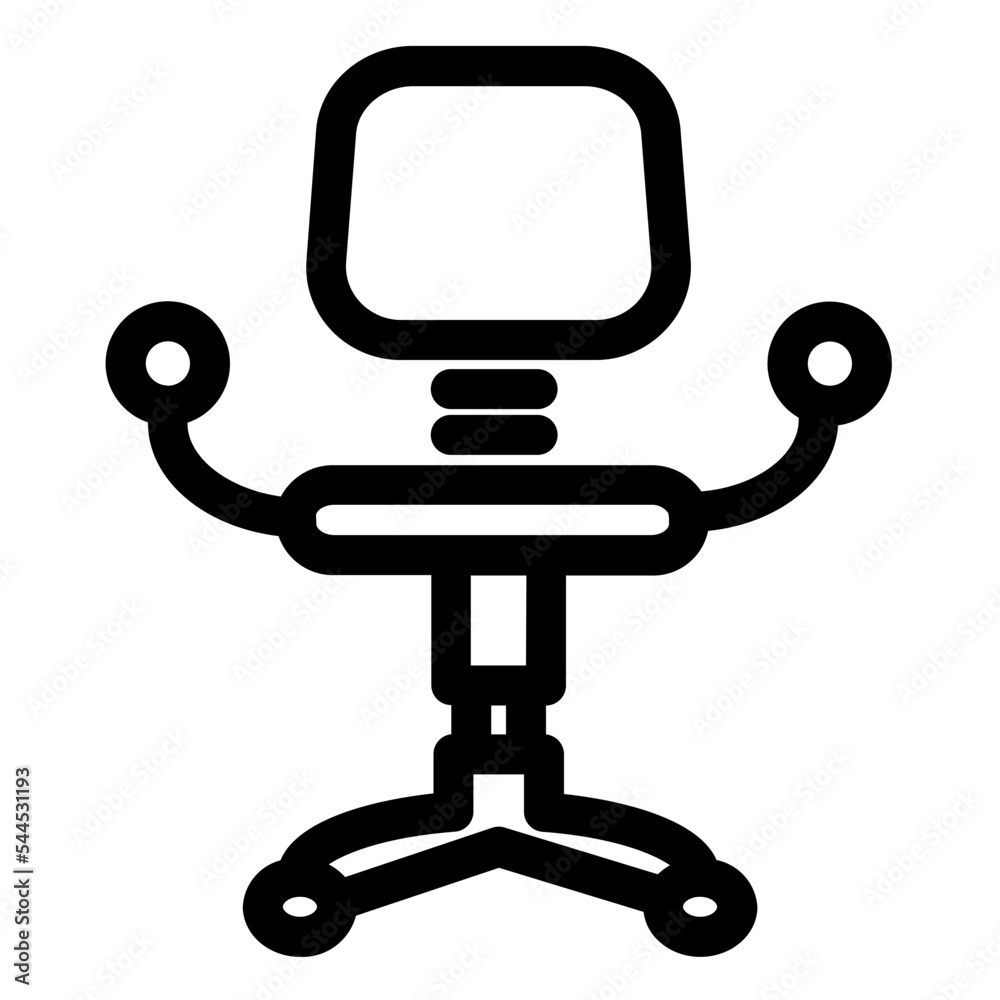 Business Chair Furniture Interior Office Seat Icon Business Chair Furniture Interior Office Seat Icon