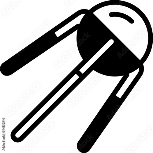 sputnik solid line icon