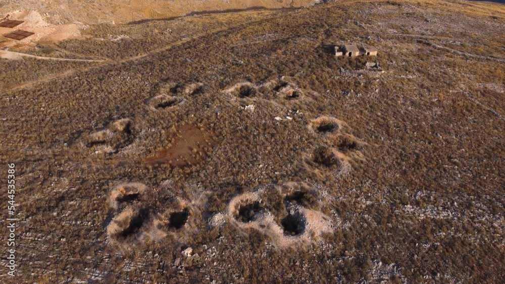 AERIAL Fly-By over Mysterious Land Formations in Albania AERIAL Fly-By over Mysterious Land Formations in Albania