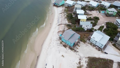 Low Shot Of Cape San Blas Seashore, Gulf County, Florida photo