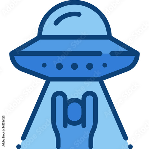 abduction two tone icon