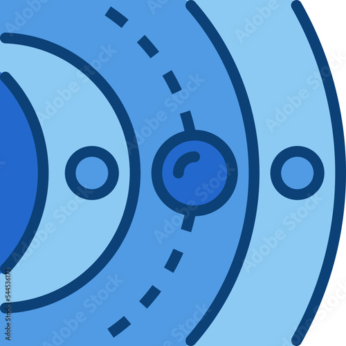 habitable zone two tone icon