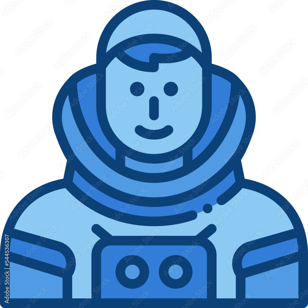 spaceman two tone icon