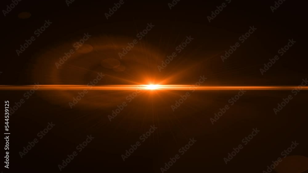 Optical lens flare effect on black background Optical lens flare effect on black background