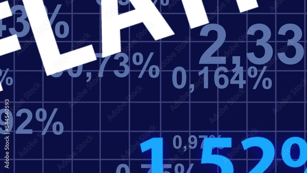 Rising inflation The word inflation on a screen surrounded by numbers, prices, currency, percentages, rising charts, graphs and lines. 3D animation Rising inflation The word inflation on a screen surrounded by numbers, prices, currency, percentages, rising charts, graphs and lines. 3D animation