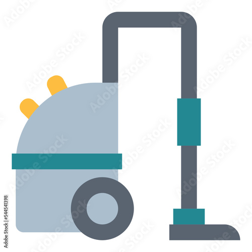 vacuum cleaner flat icon style