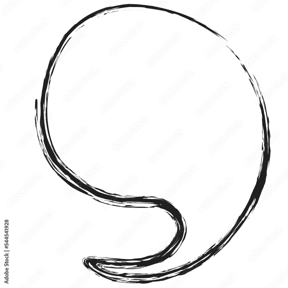 Speech bubble hand drawn illustration Speech bubble hand drawn illustration