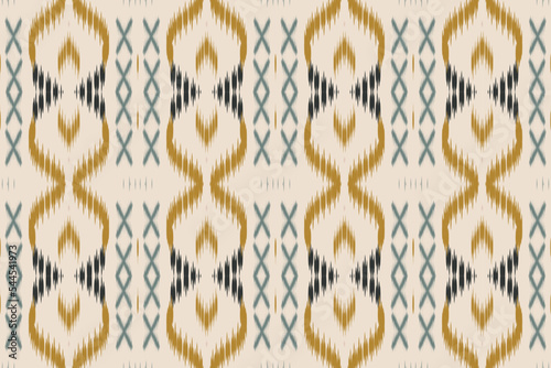ikkat or ikat design tribal background Borneo Scandinavian Batik bohemian texture digital vector design for Print saree kurti Fabric brush symbols swatches