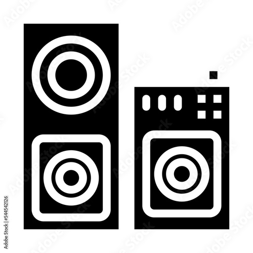 speaker glyph icon style