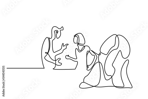 fighting quarreling family and a sad crying child