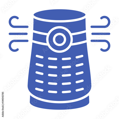 Air Purifier Multicolor Glyph Icon