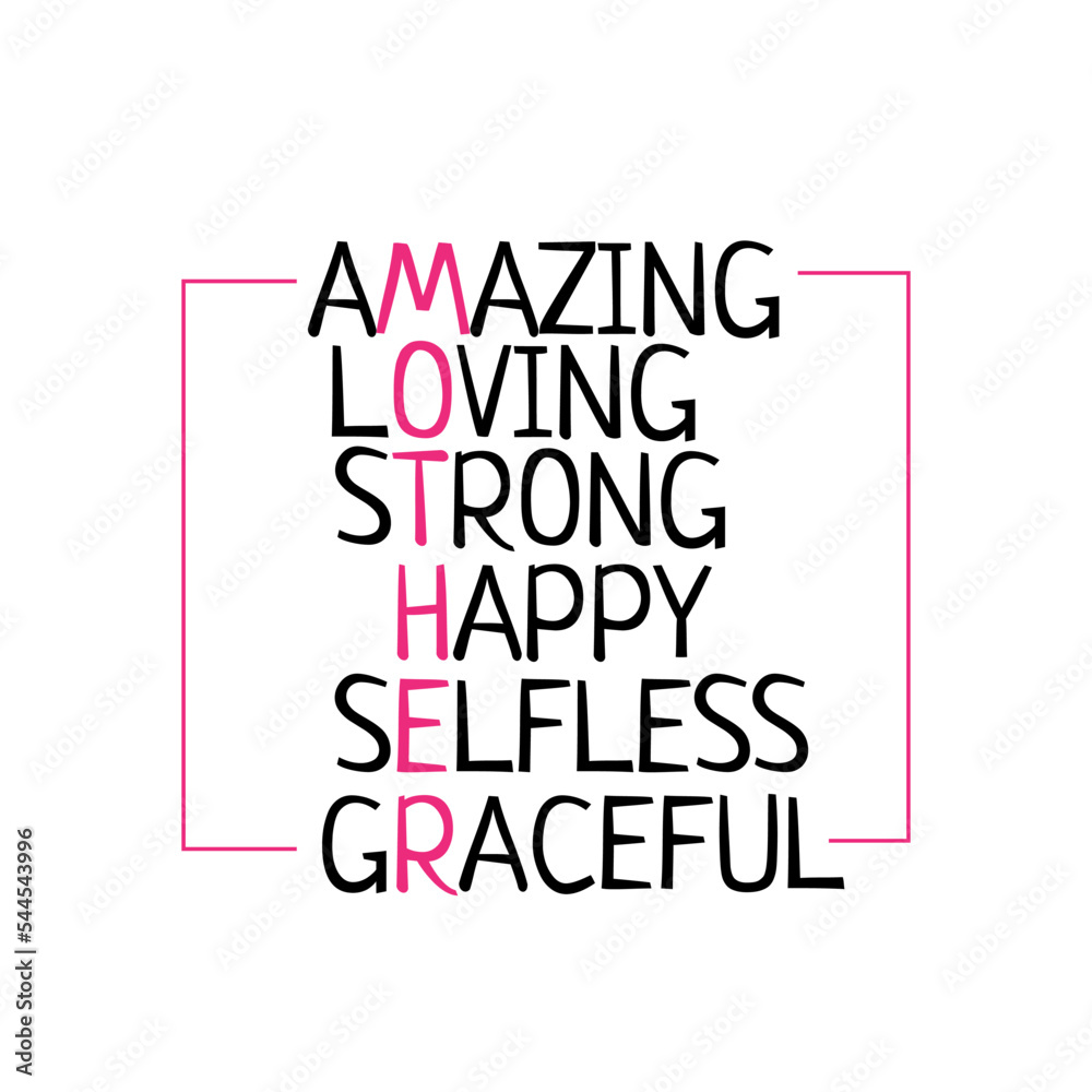 Mother's day design for printing on mugs, cards, pillows, t-shirts. Mother's day design for printing on mugs, cards, pillows, t-shirts.