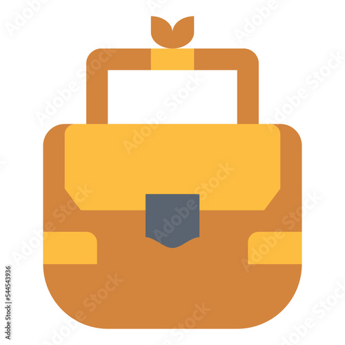 handbag flat icon style