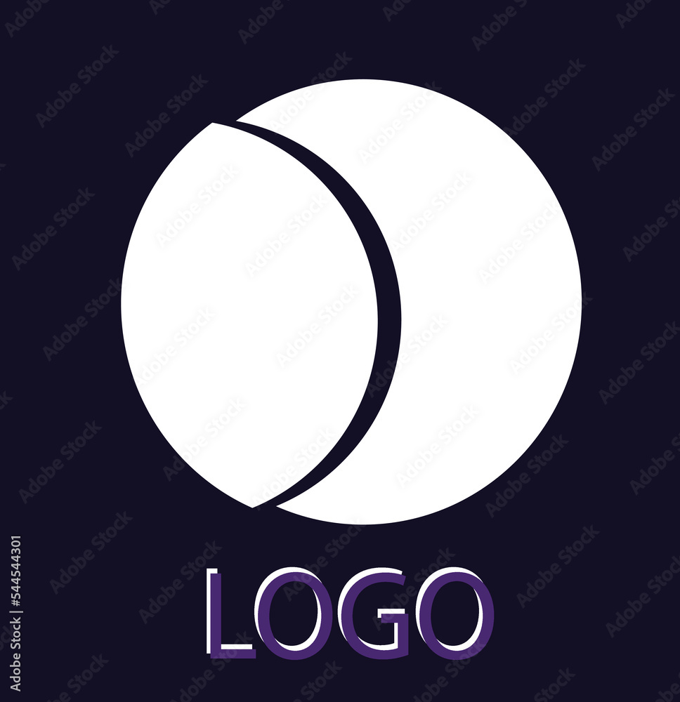 logo template with purple background logo template with purple background