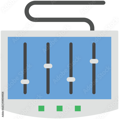 Equalizer Flat Illustration