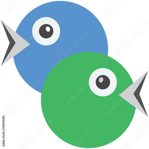 Tweet Flat Illustration