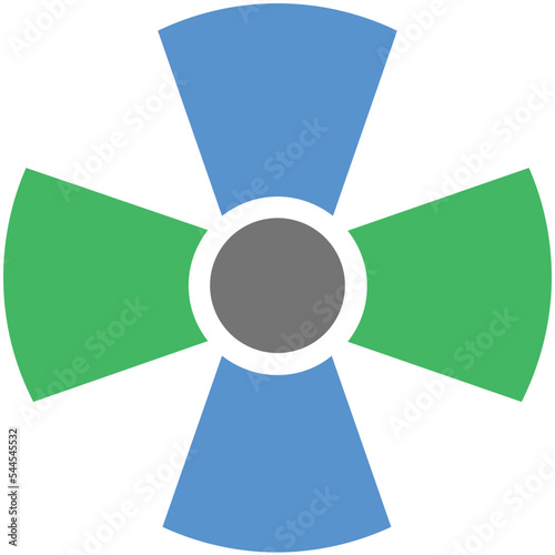 Fan Flat Illustration