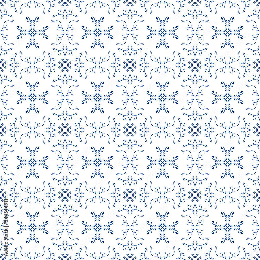 seamless pattern with blue and white lines design 