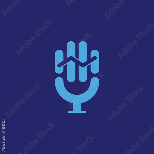 data statistic podcast mic logo