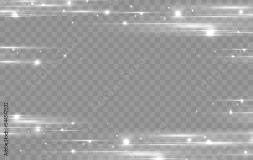 Shining background. Transparent glitter with glowing stars. Vector illustration