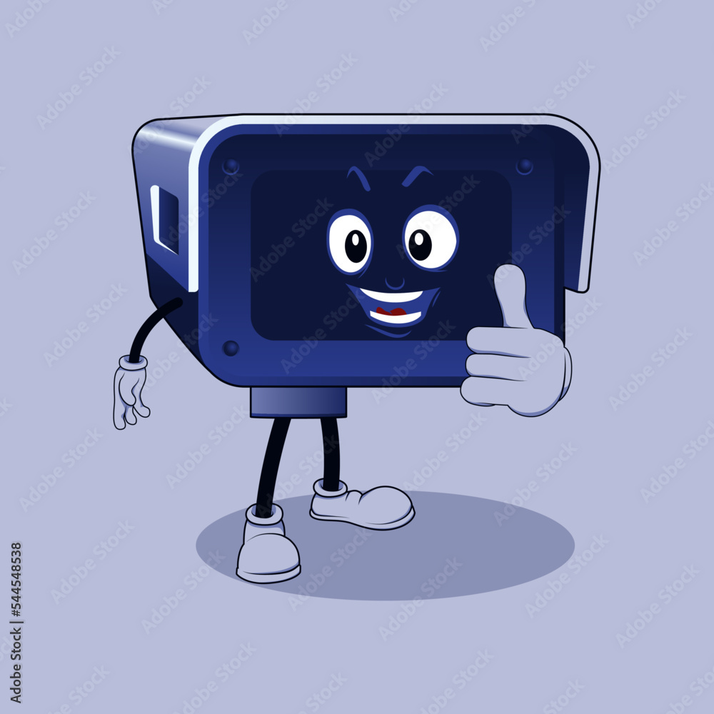 CCTV Cartoon Characters with face expression CCTV Cartoon Characters with face expression