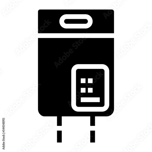 saline glyph icon style