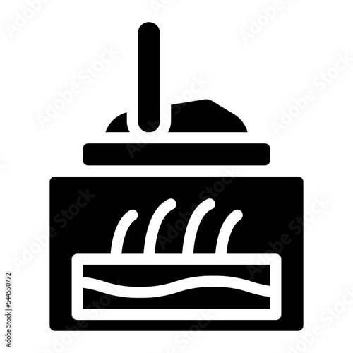 depilation glyph icon style