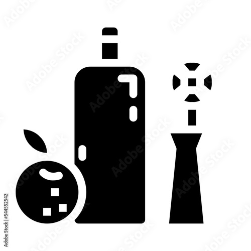 still life glyph icon style