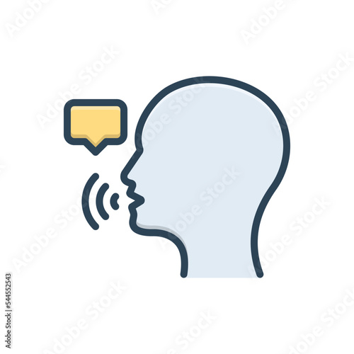 Фотография Color illustration icon for said