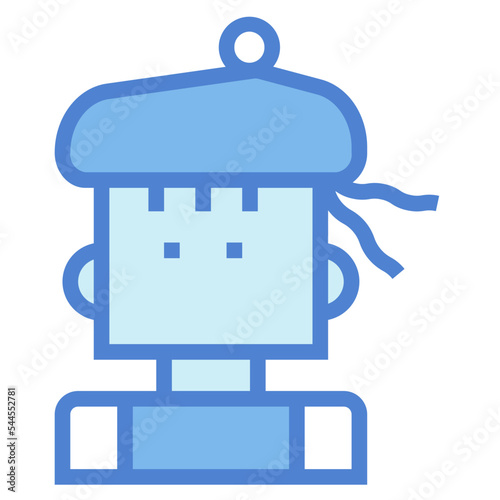 berets two tone icon style