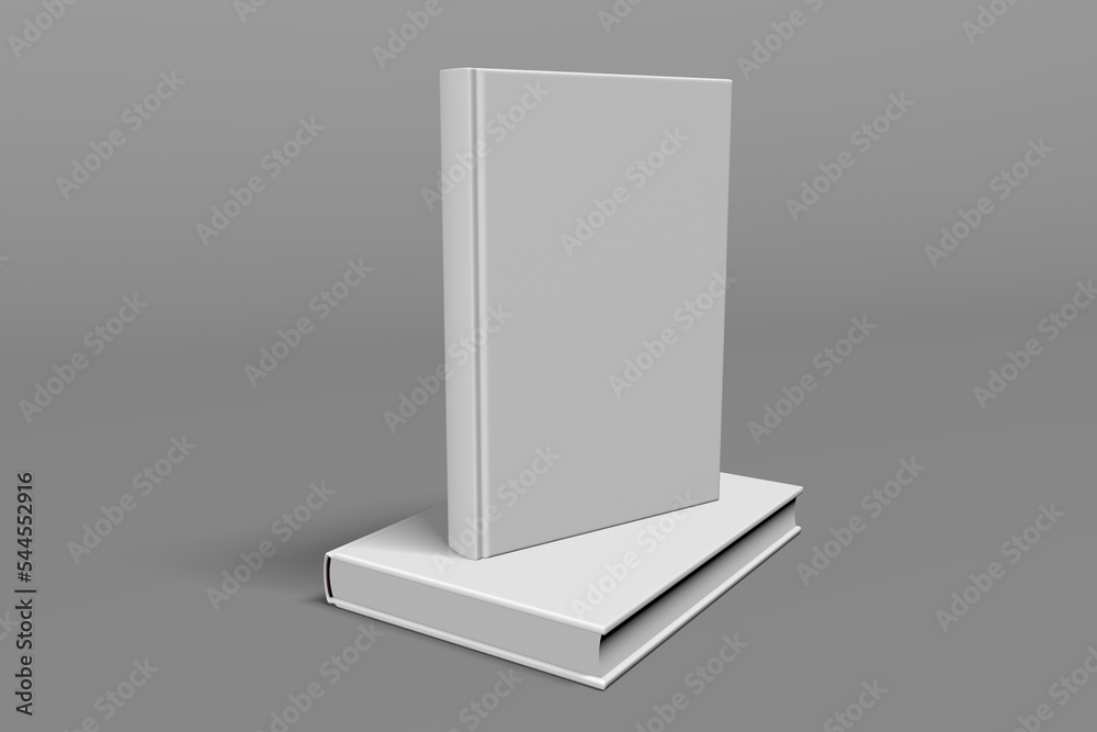 2 hardcover realistic book mockups. 3d realistic render of hard cover book mockup. 2 hardcover realistic book mockups. 3d realistic render of hard cover book mockup.