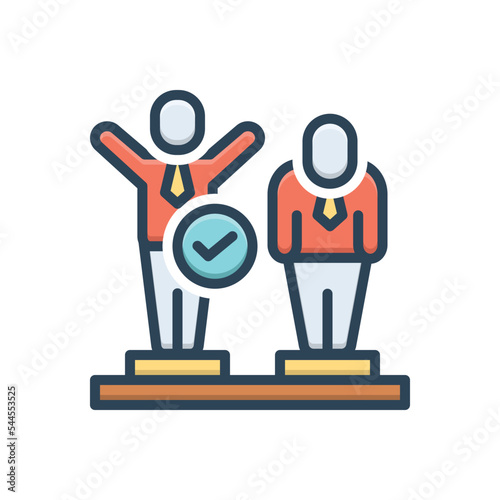 Color illustration icon for nominations 