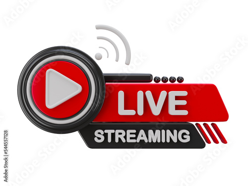 Youtube live streaming banner design template cutout