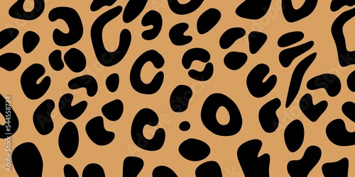 Artistic modern simple minimalistic abstract - leopard skin pattern. The wool pattern is hand drawn on the background