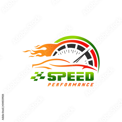 Fast and speed vector logo template