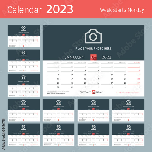 2023 Calendar Design
