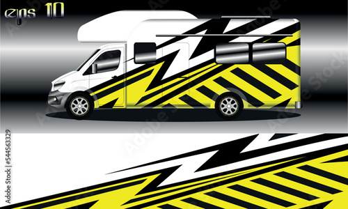 racing background vector for camper car wraps and more