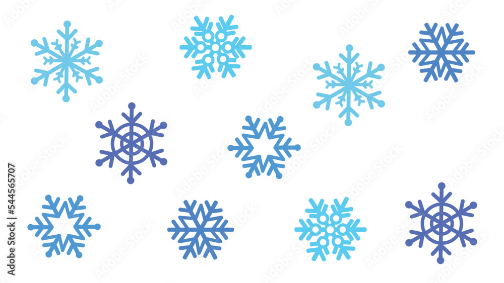 Snowflakes. Snowflake texture. Winter. Pattern