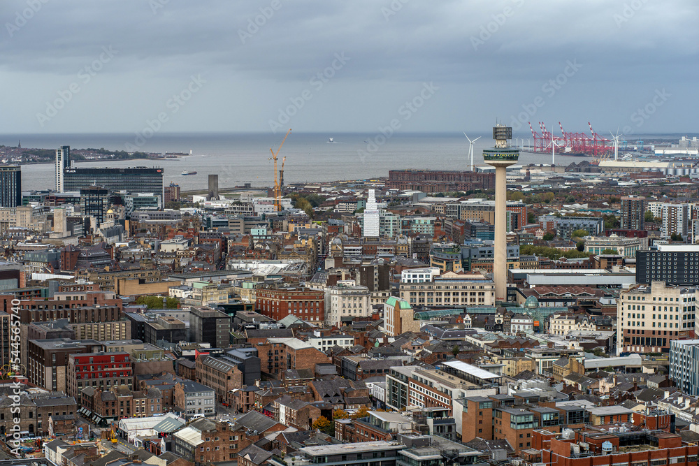 Cityscape of Liverpool, Merseyside