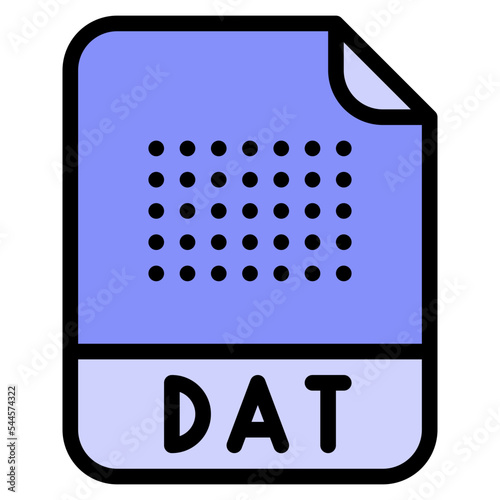 dat file format extension icon