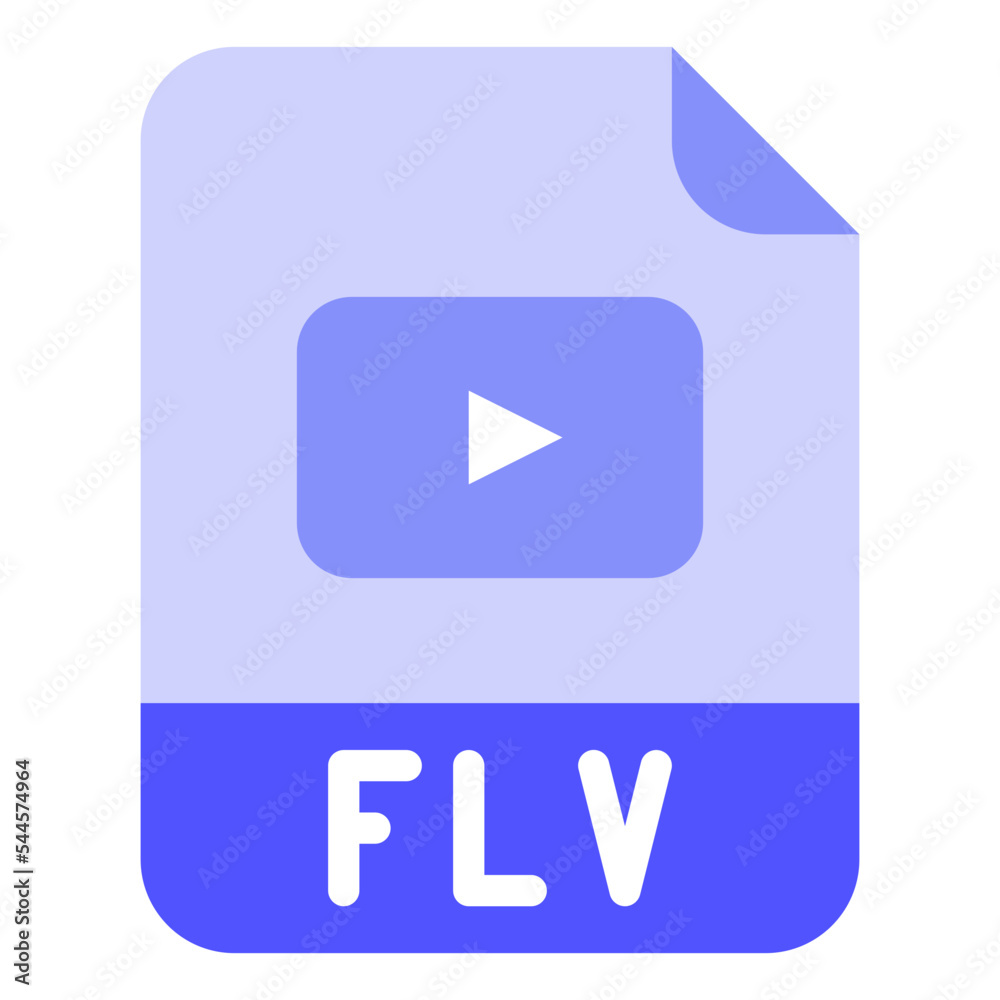 flv file format extension icon