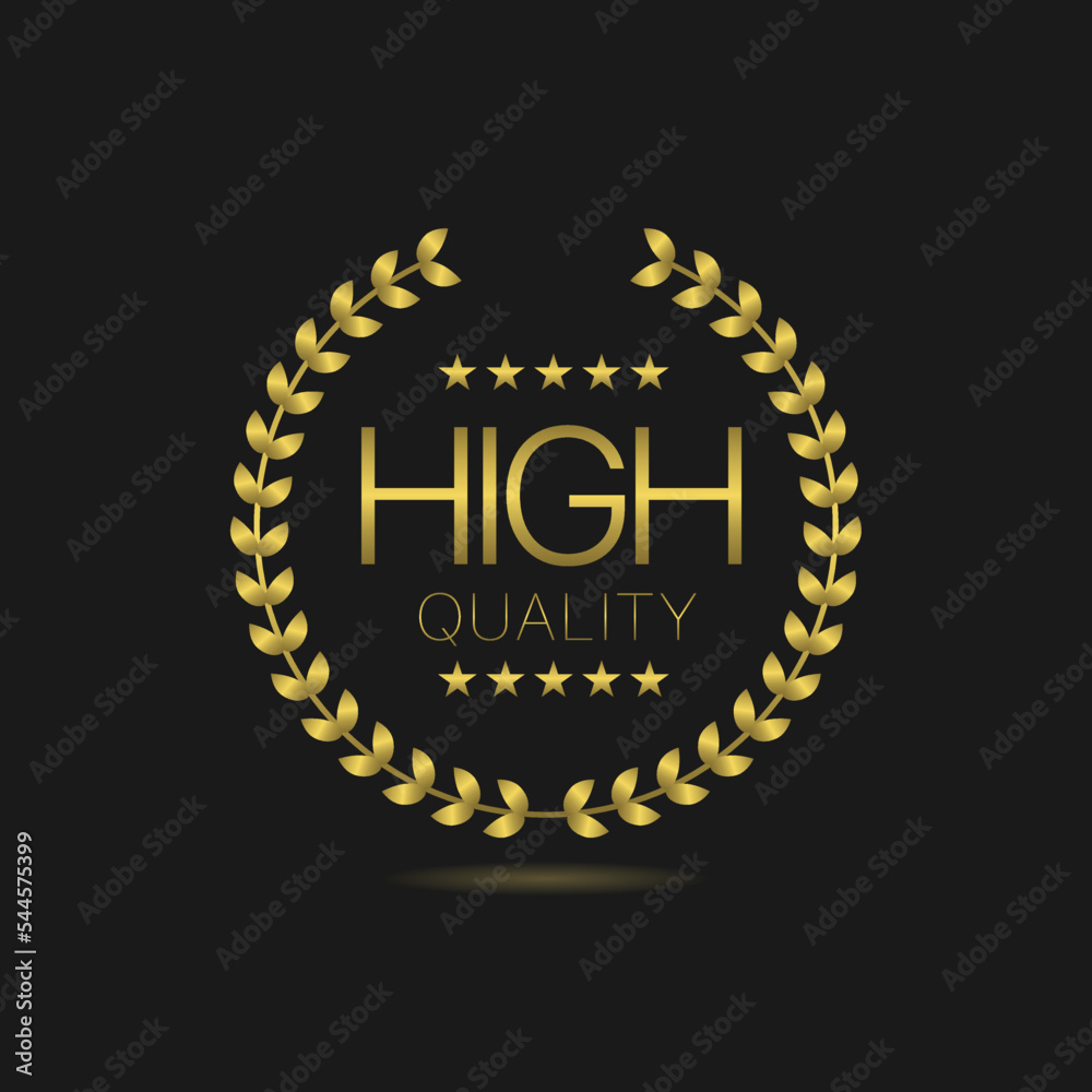 Naklejka premium High quality laurel wreath label