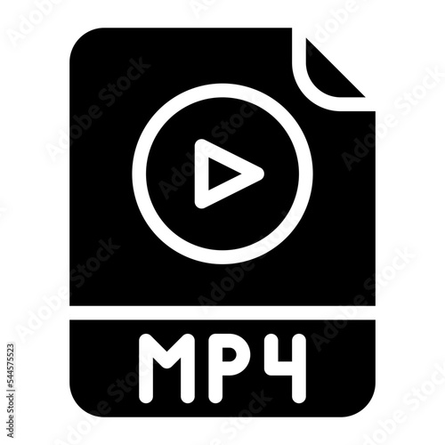 mp4 file format extension icon