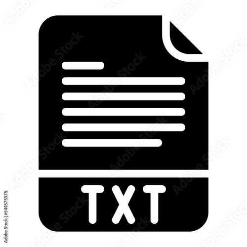 txt file format extension icon