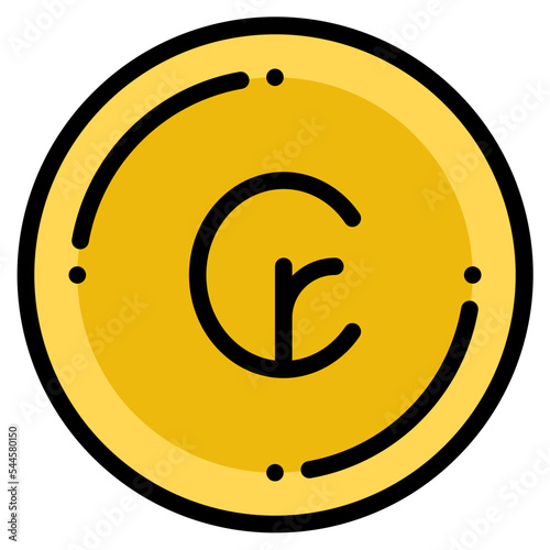 brazilian dollar currency icon
