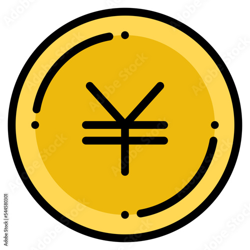 japanese dollar currency icon