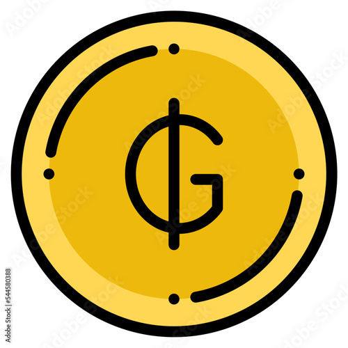 paraguayan dollar currency icon