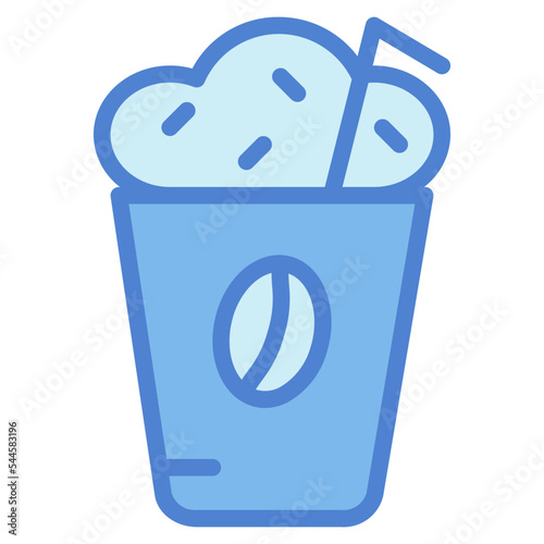 Mocha two tone icon style